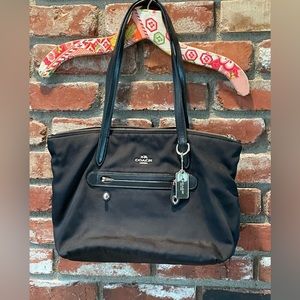 VINTAGE Y2K COACH BLACK CANVAS BAG WITH TAG